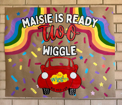 Custom Hand-Painted Banner