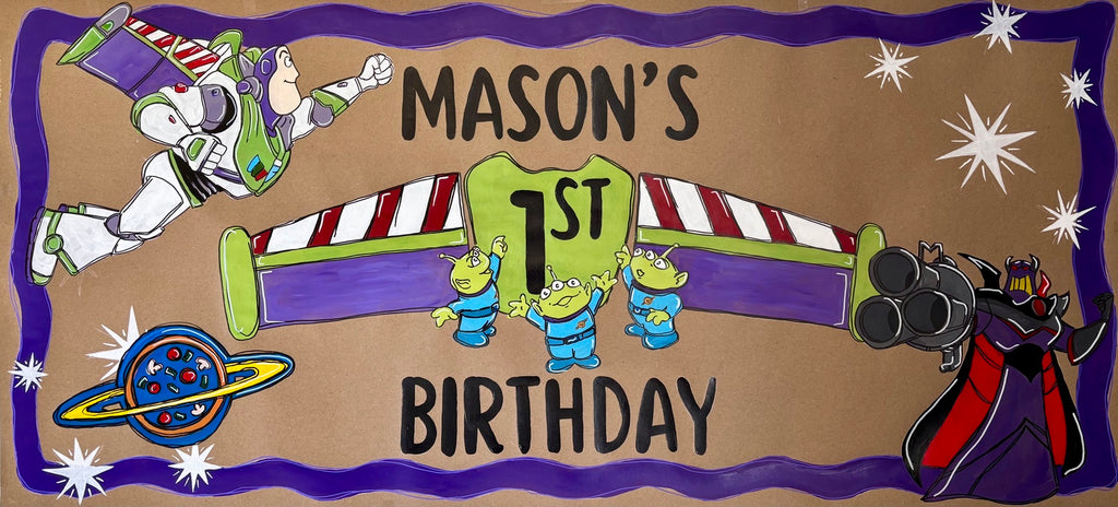 Custom Hand-Painted Banner