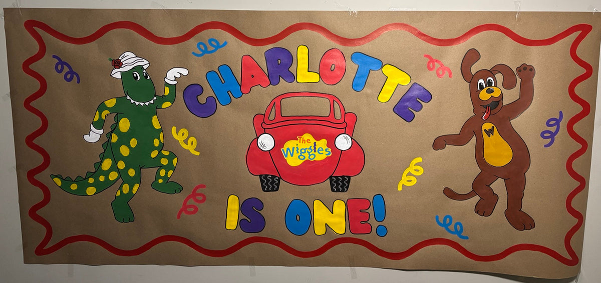 Custom Hand-Painted Banner